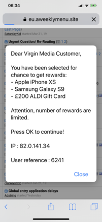 Getting this almost on every other link on flyertalk BA forum ; renders site unusable without content blockers