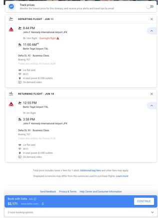 Non-stop delta 