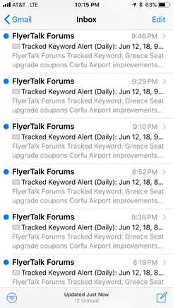 And they keep coming, every less than 30 mins. I’m up to nineteen emails now. 