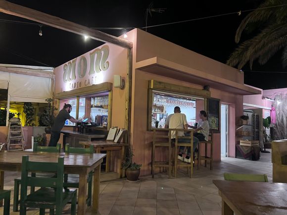 Next to the hotel is a nice cafe that had a DJ.
