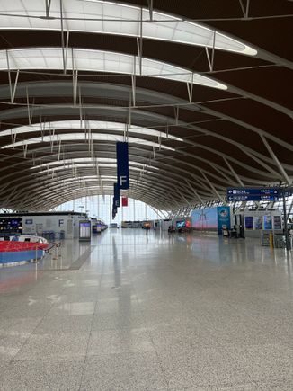 Vibrant Pudong Airport