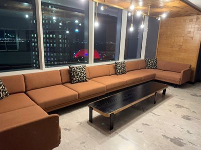 Sitting area on each floor of rooms