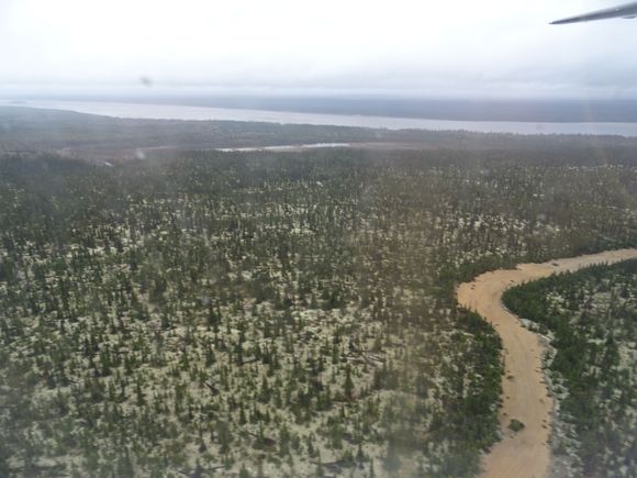 Approaching Goose Bay