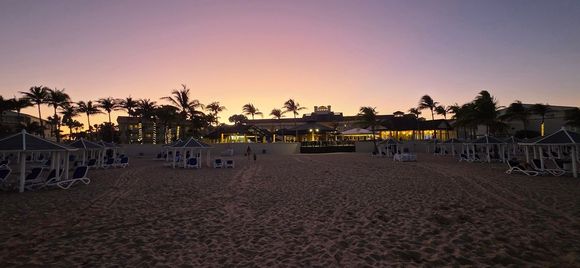 Beach at twilight