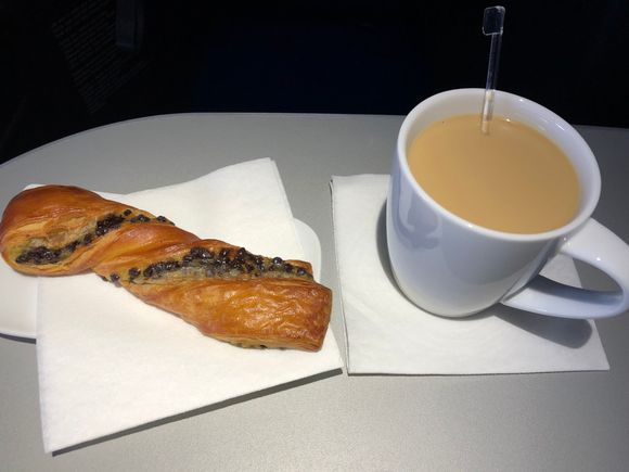Chocolate twist with coffee