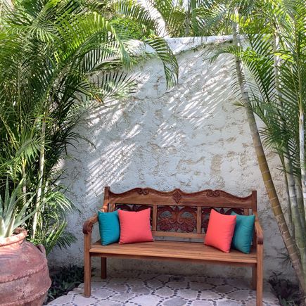 Entrance patio
