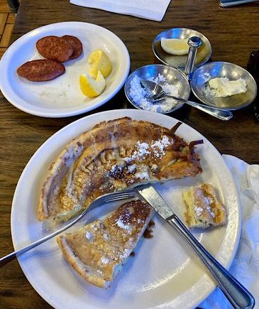 Dutch baby for Monday breakfast. Original Pancake House. 