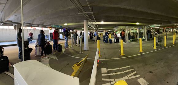 everyone waiting for a car