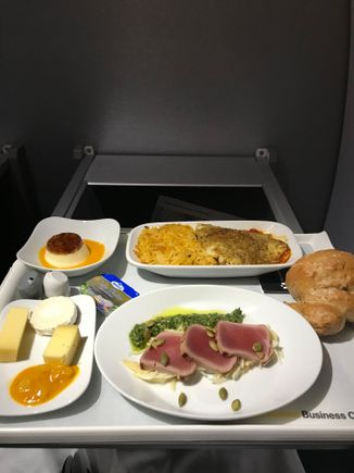 Meal on FRA-DME