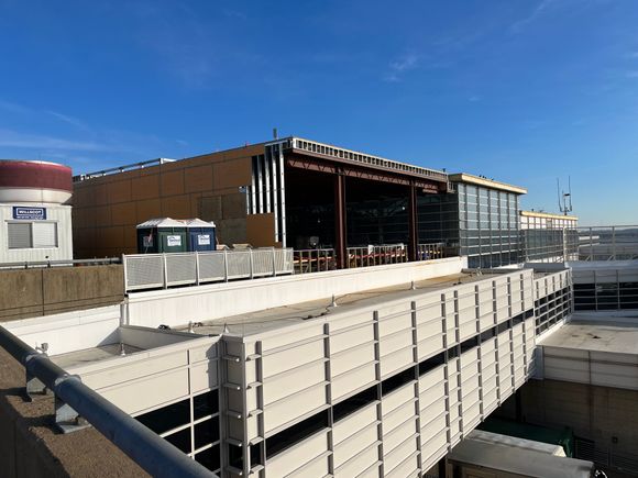 South view - windows will face towards taxi waiting area - side view to runway.