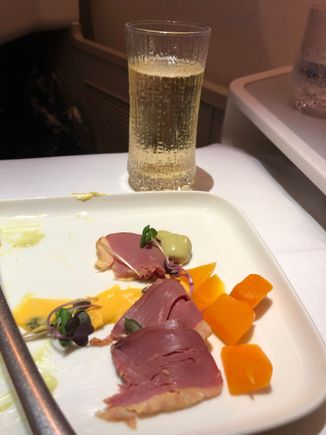 Duck and pumpkin