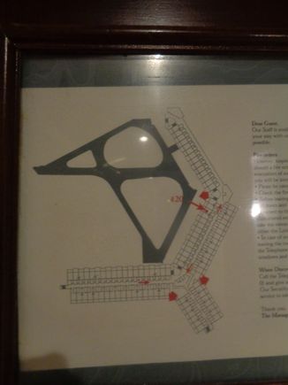 Floor plan - 4th floor - my room was 420.