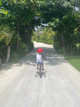 Biking to breakfast 
