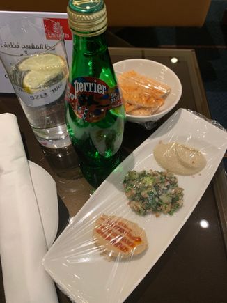 A sample of the Arabic mezze.