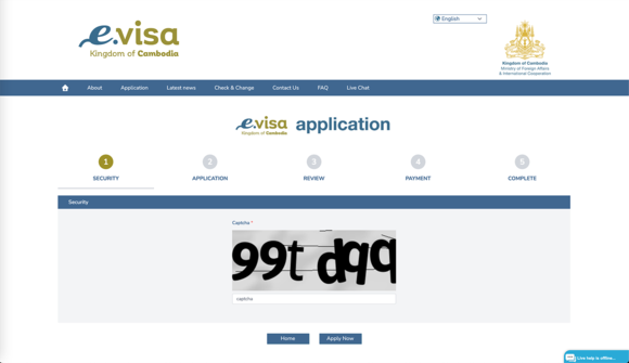 Step 1 (captcha)