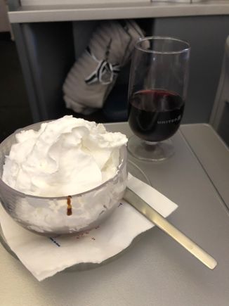 Caramel gelato with optional hot fudge and whipped cream.  
