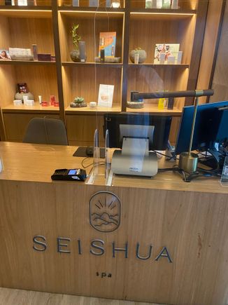 Spa entrance. 