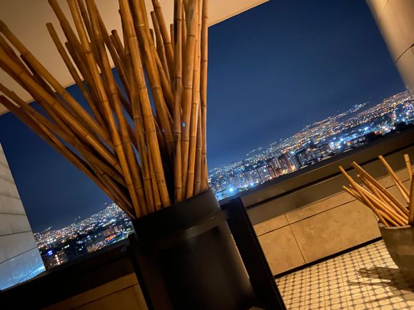 Ushin balcony views. 