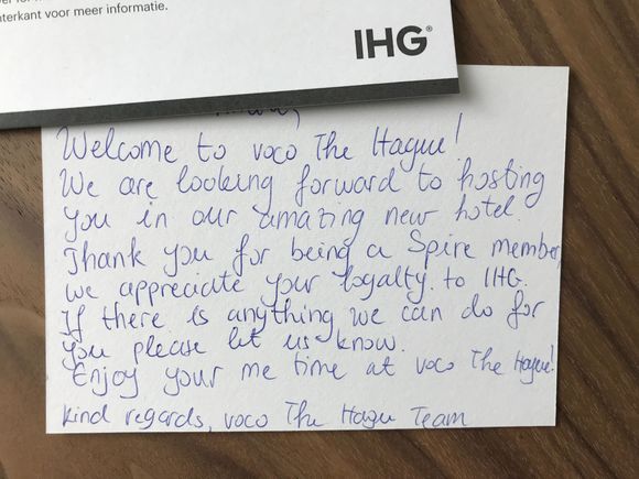 Welcome letter