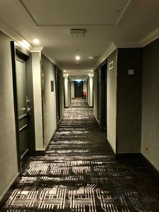 Hilton Glasgow Refurbished Hallway