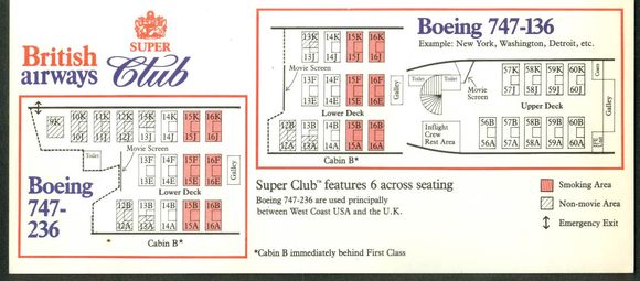 Super Club 6 abreast but could be changed to 9 abreast Club or downgraded to all Y