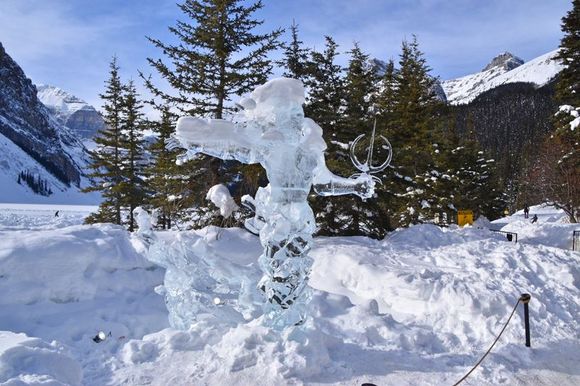 Outdoor Ice Sclupture