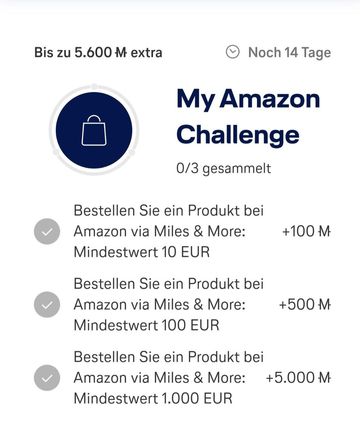 This is an example of the highly interesting offers being made by Lufthansa in its Miles & More Challenge series 