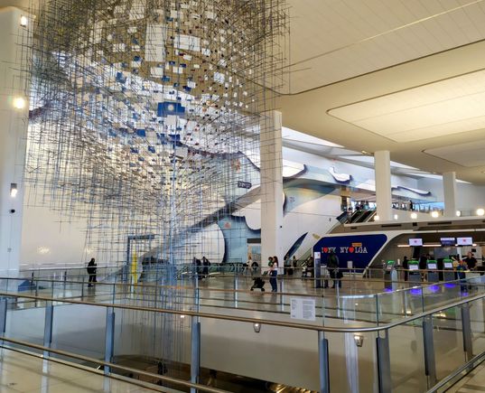 Since it has been renovated, New York's La Guardia airport is one of the nicest airports I have been in