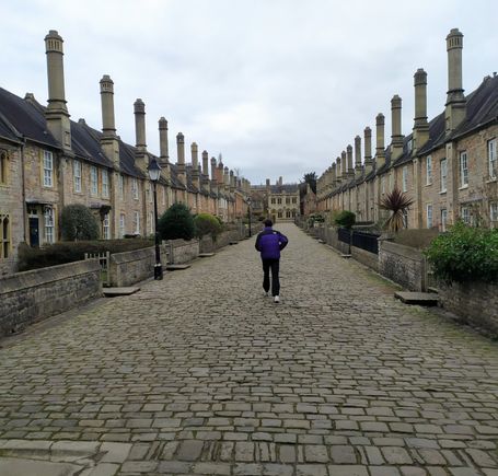 Vicar's Close, Wells, where I spent 4 years as a pupil of Wells Cathedral School 