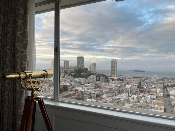 Alcatraz and the invisible GG bridge