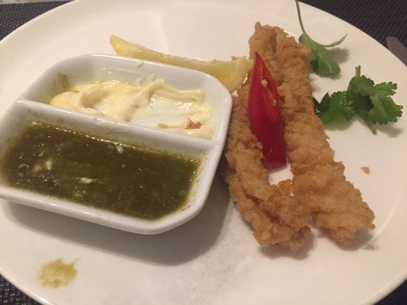I recommend squid, really enjoyed