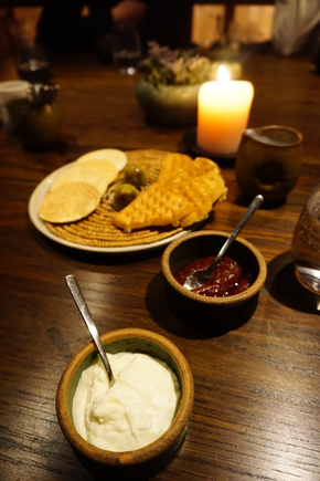 Waffles and chocolates