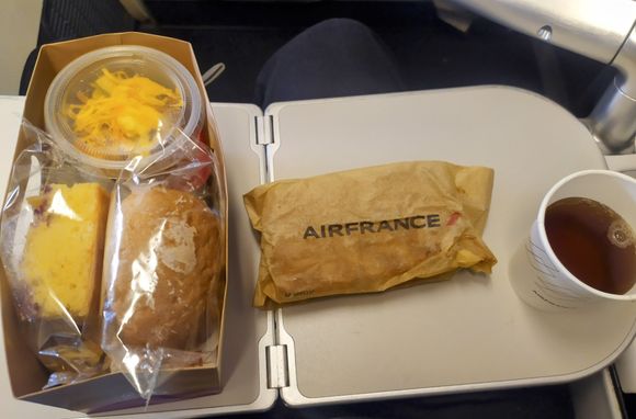 The second meal service was even worse, just dire - I thought France was proud of its food offerings at all levels 