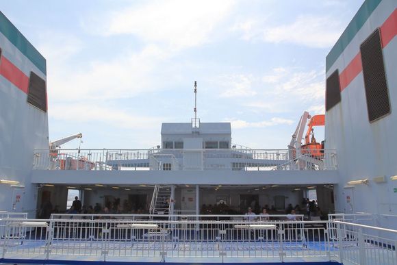Ferry exterior seating