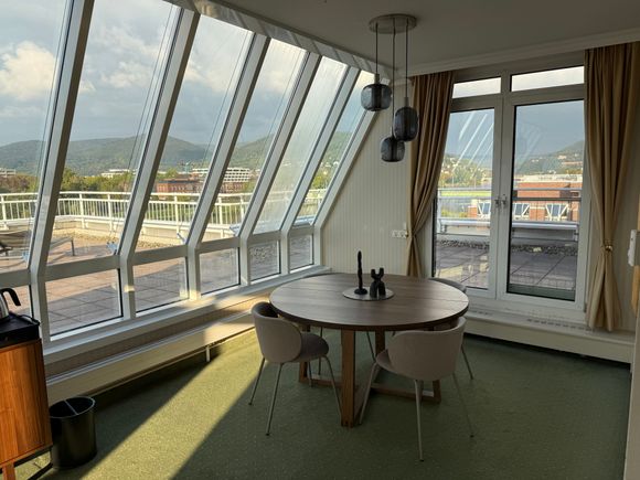 Executive suite - the private balcony was huge