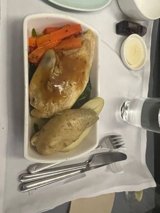 Chicken was not good at all.