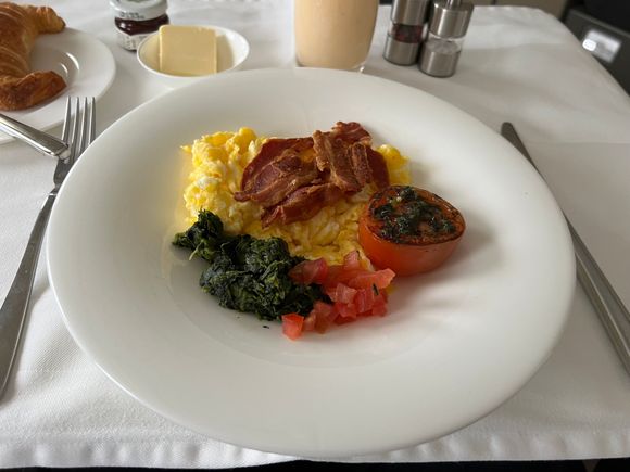 Breakfast, Scrambled Egg with Bacon