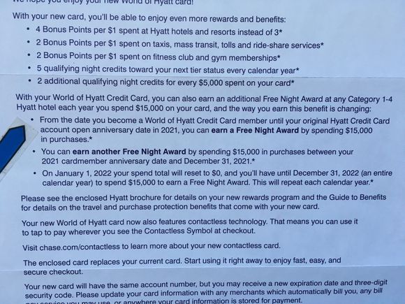 Chase Hyatt Card Free Night Rules 2021
