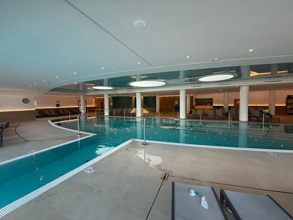 The indoor section.