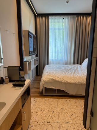 Looking from the door