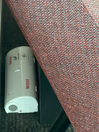 These are located behind many seats. Once you see them it’s hard to un see them