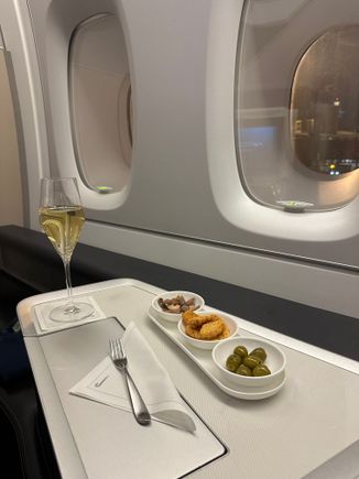 Full house on pre departure snacks 