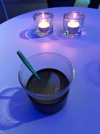 Welcome drink. Something from Kyrö Distillery I suppose.