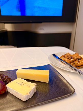 Partial cheese course 