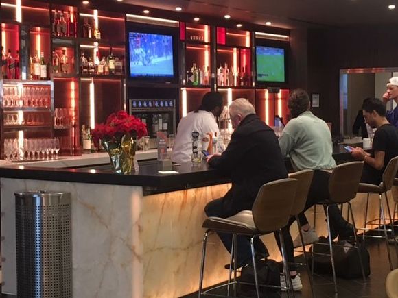 Bar area is less sterile, more clubby than previous incarnation.