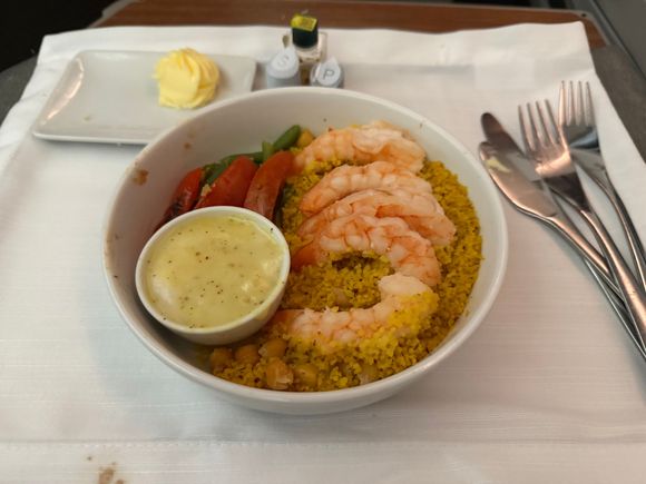 Rum & pepper Glazed Shrimp - it had neither of that