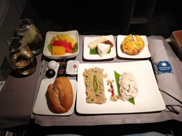 ... Followed by the cold snack plate. It was ok.