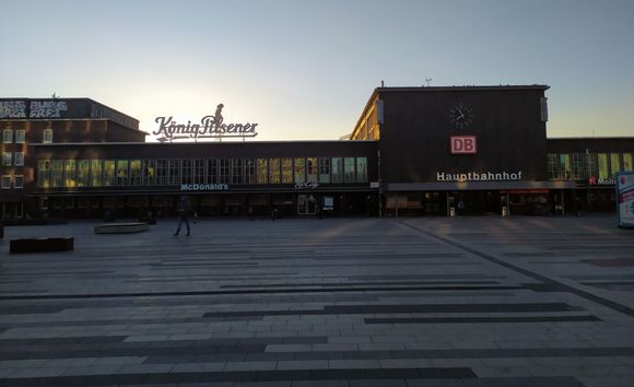 Duisburg Main station very early in the morning 