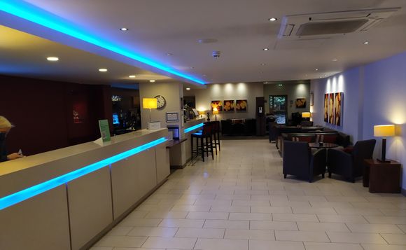 Check-in desk at the HIX Taunton M5