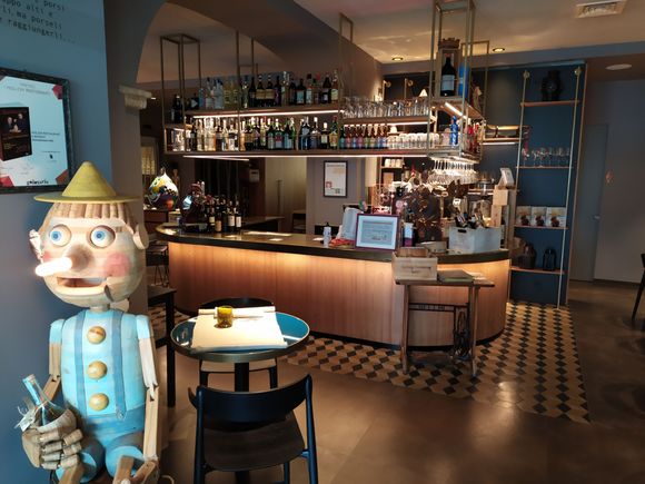 Atelier restaurant in the Hotel Eurossola in Domodossola, where chef Georgio Bartolucci has obtained his first Michelin star